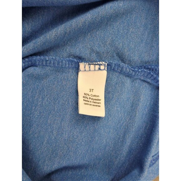 Jumping Beans Blue Polo Shirt Size 3T Toddler Cotton/Poly   JH993 - Picture 4 of 4